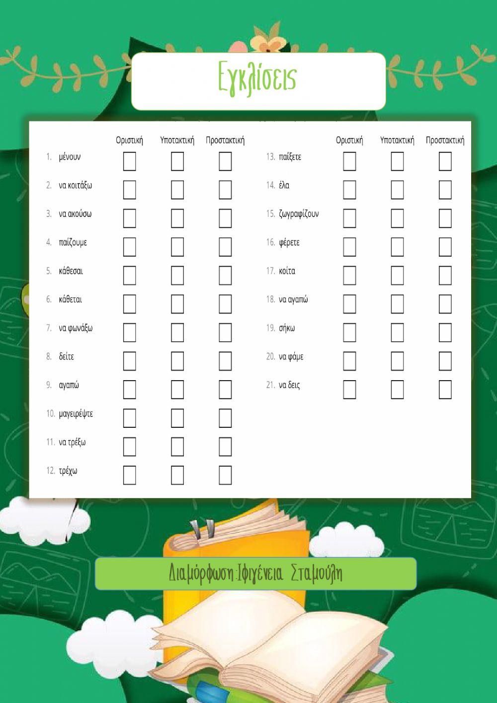 Εγκλίσεις 4