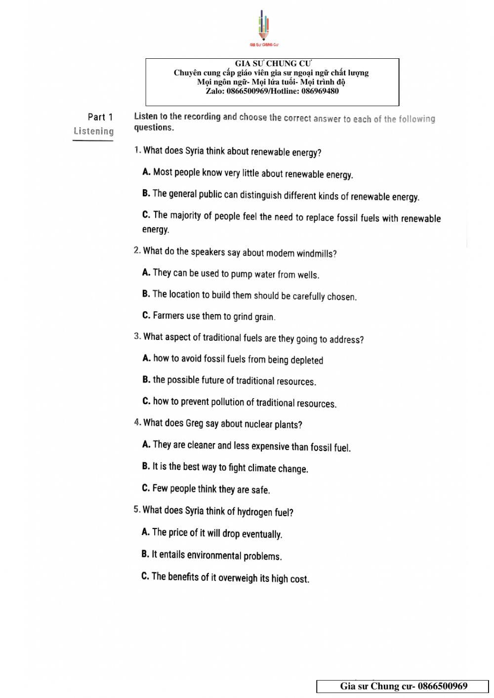 Lớp 12 - Kiểm tra 45 phút Kiểm tra gì 1 số 3