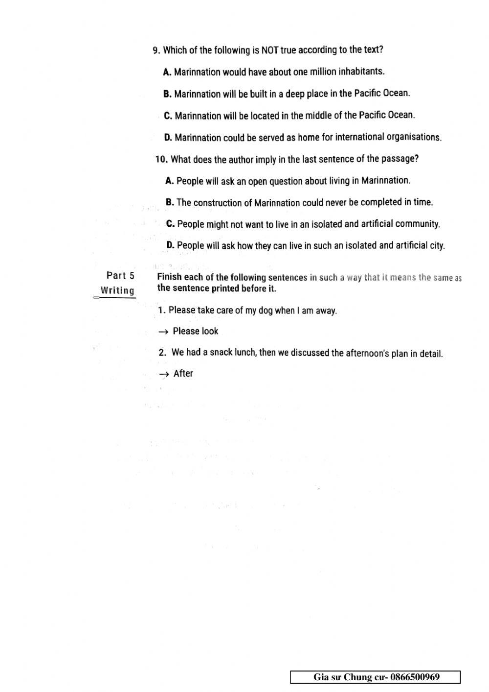 Lớp 12 - Kiểm tra 45 phút Kiểm tra gì 1 số 3