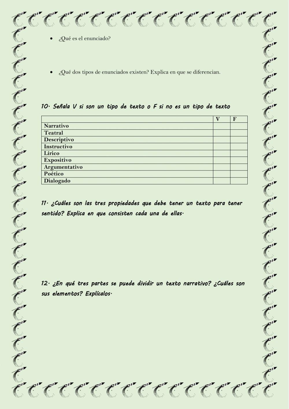 Analisis morfologico de palabras