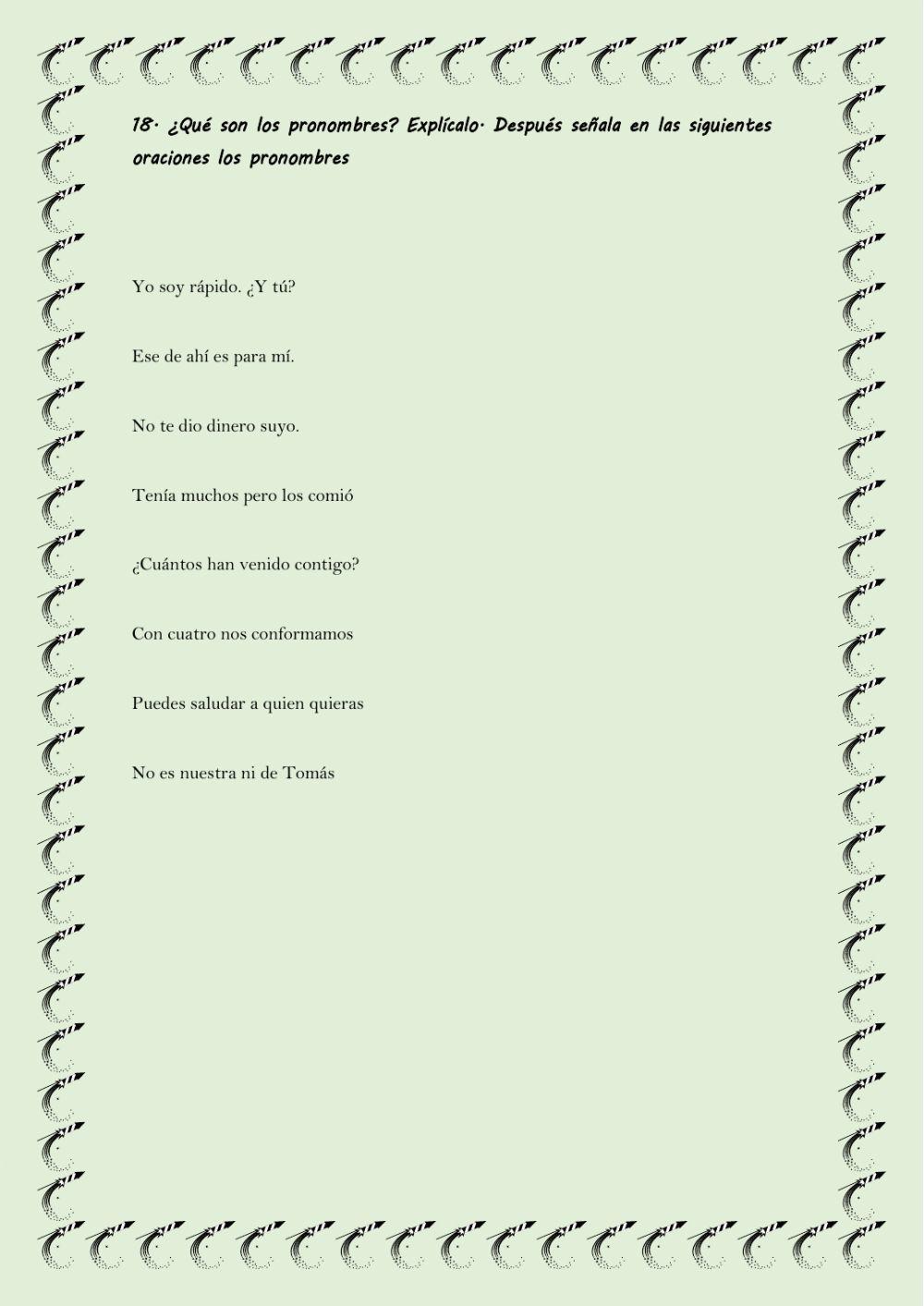 Analisis morfologico de palabras