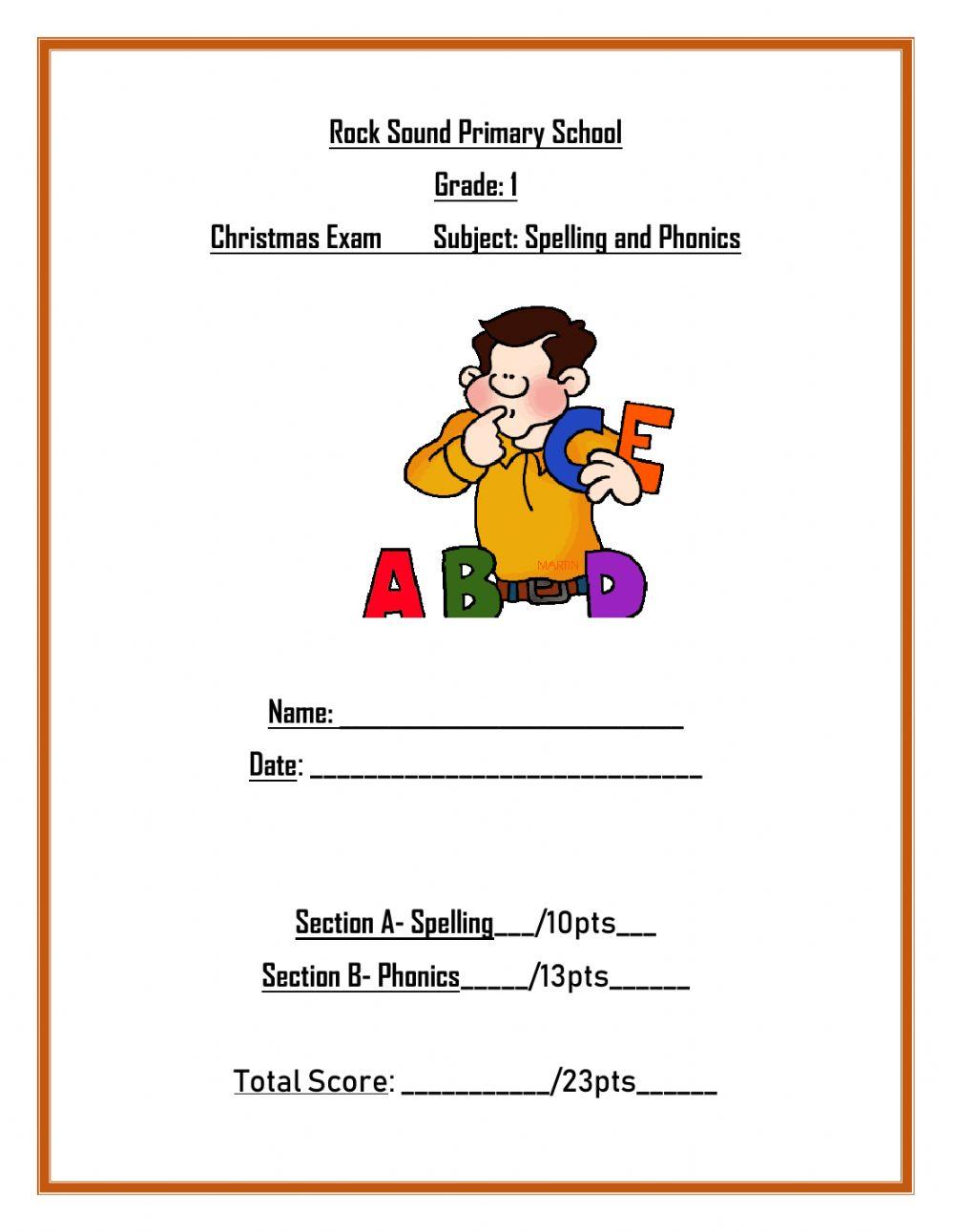 Spelling and Phonics (Grade 1)