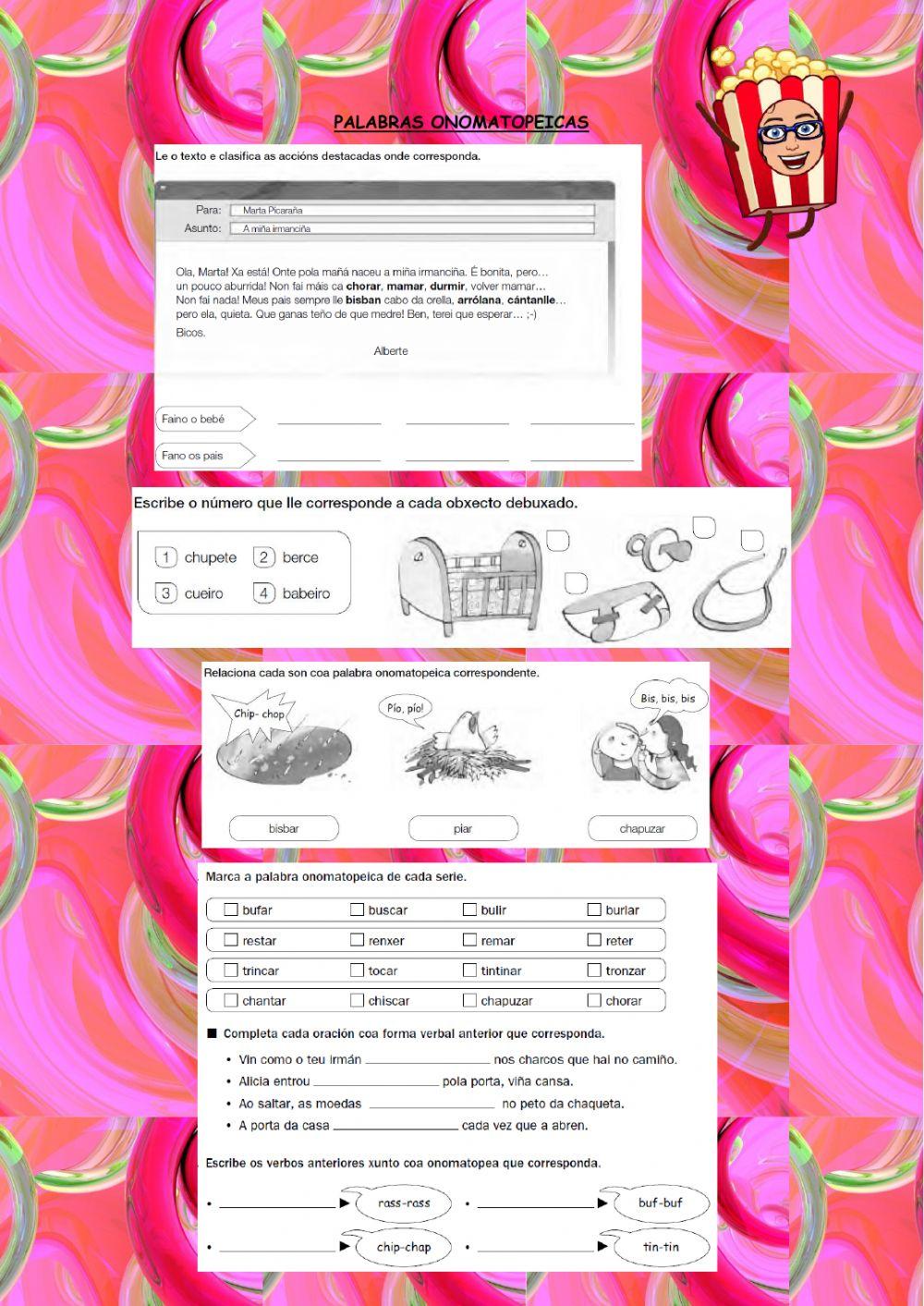 Palabras onomatopeicas