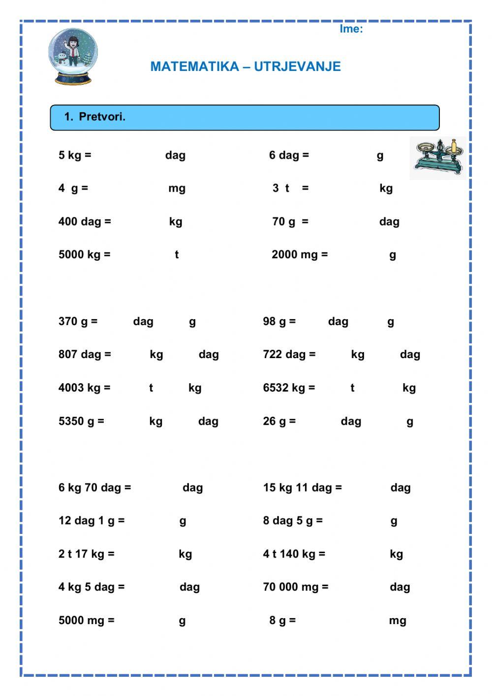 Merske enote Merske enote