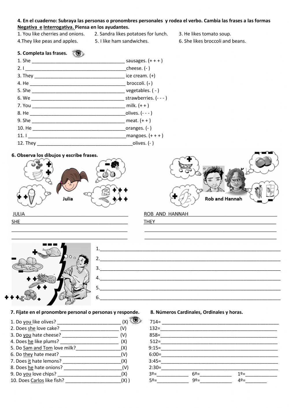 Like-love-hate-quite like-really like-don-t like-doesn-t like