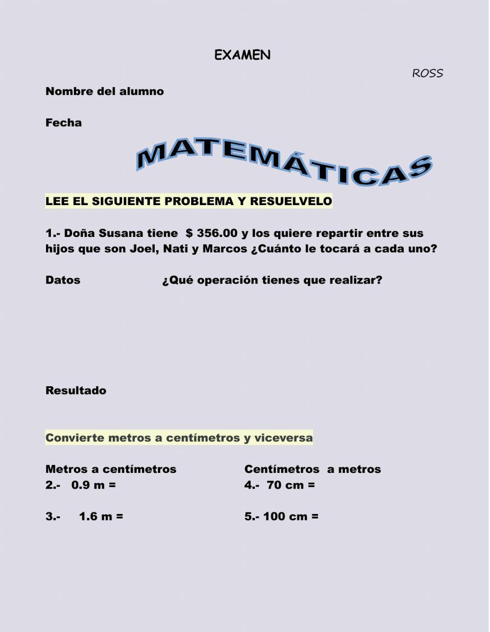 Matemáticas