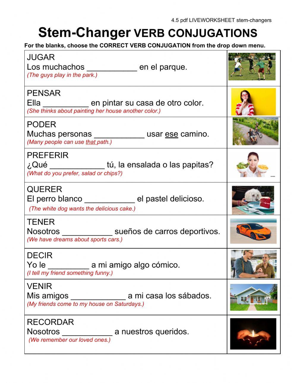 4.5 9 stem changers (1st group)