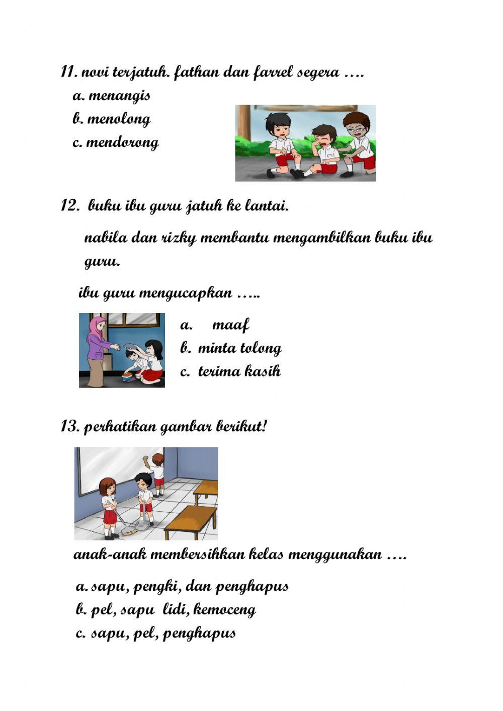 Penilaian Akhir Semester Bahasa Indonesia