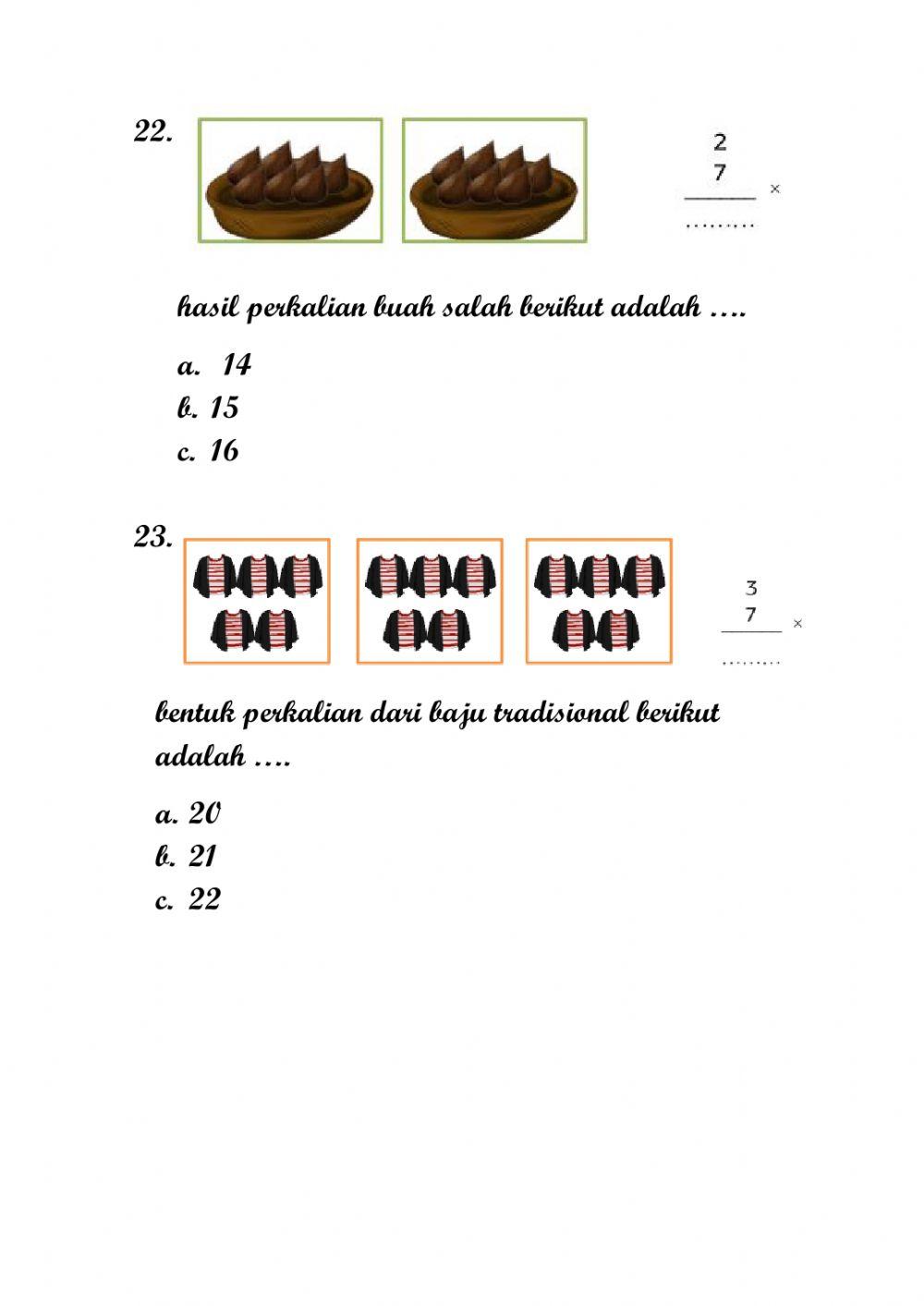 Penilaian Akhir Semester Matematika