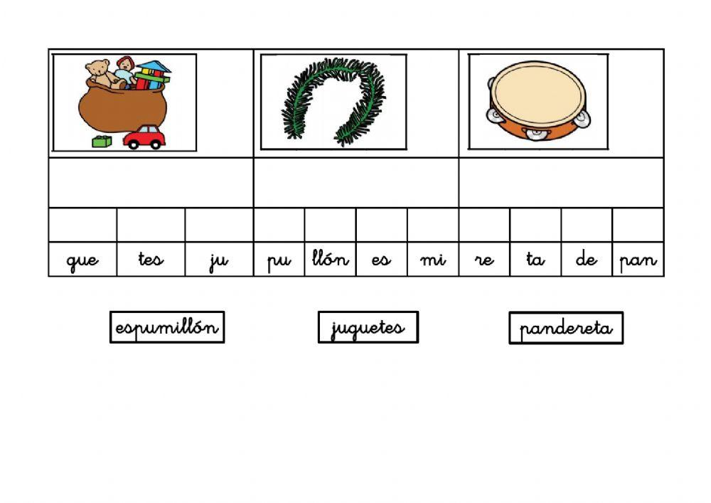 Ordenar siílabas navidad-2 minúsculas