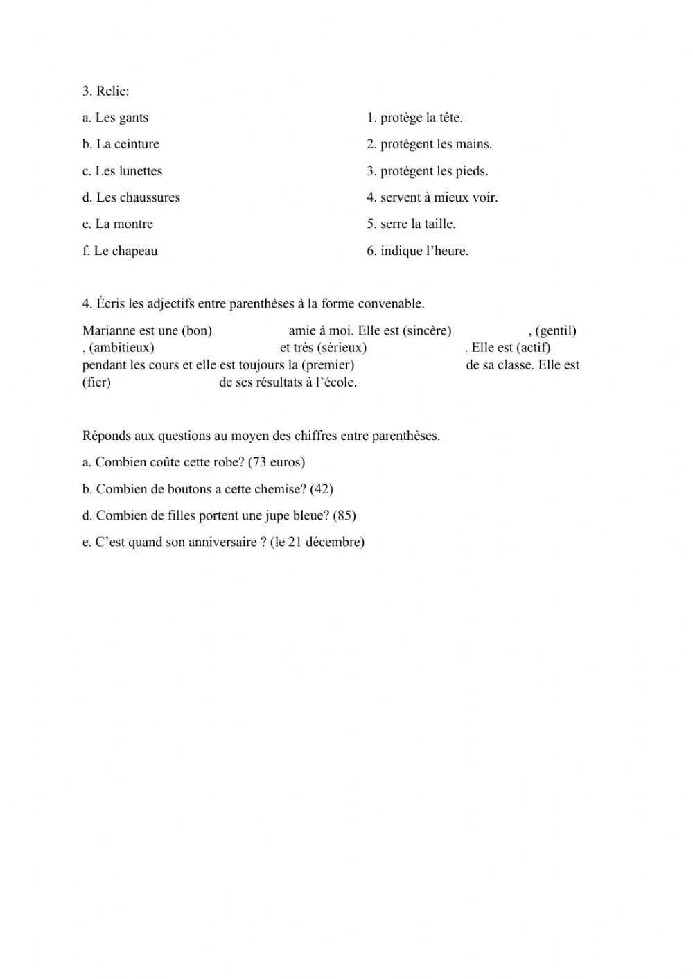 Test unitatea Tendances