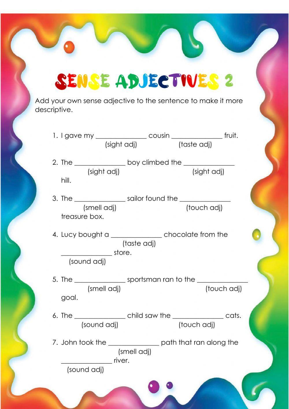 Sensory Adjectives