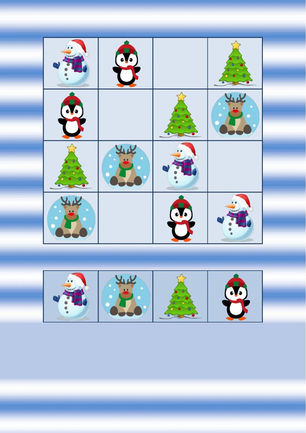 Χειμωνιάτικο sudoku