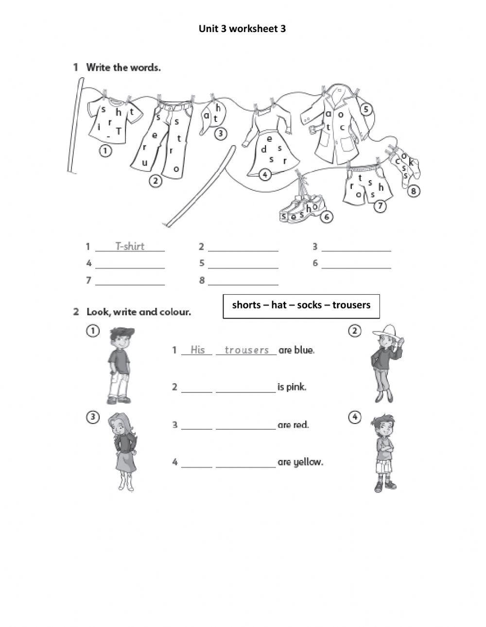 Clothes - his and her