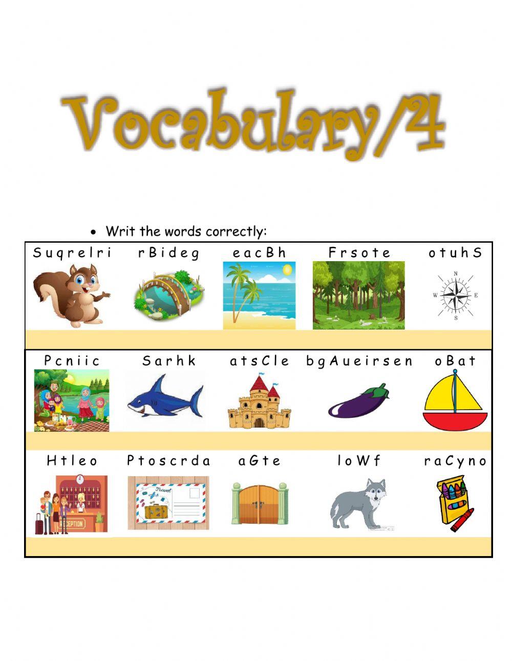 Vocabulary