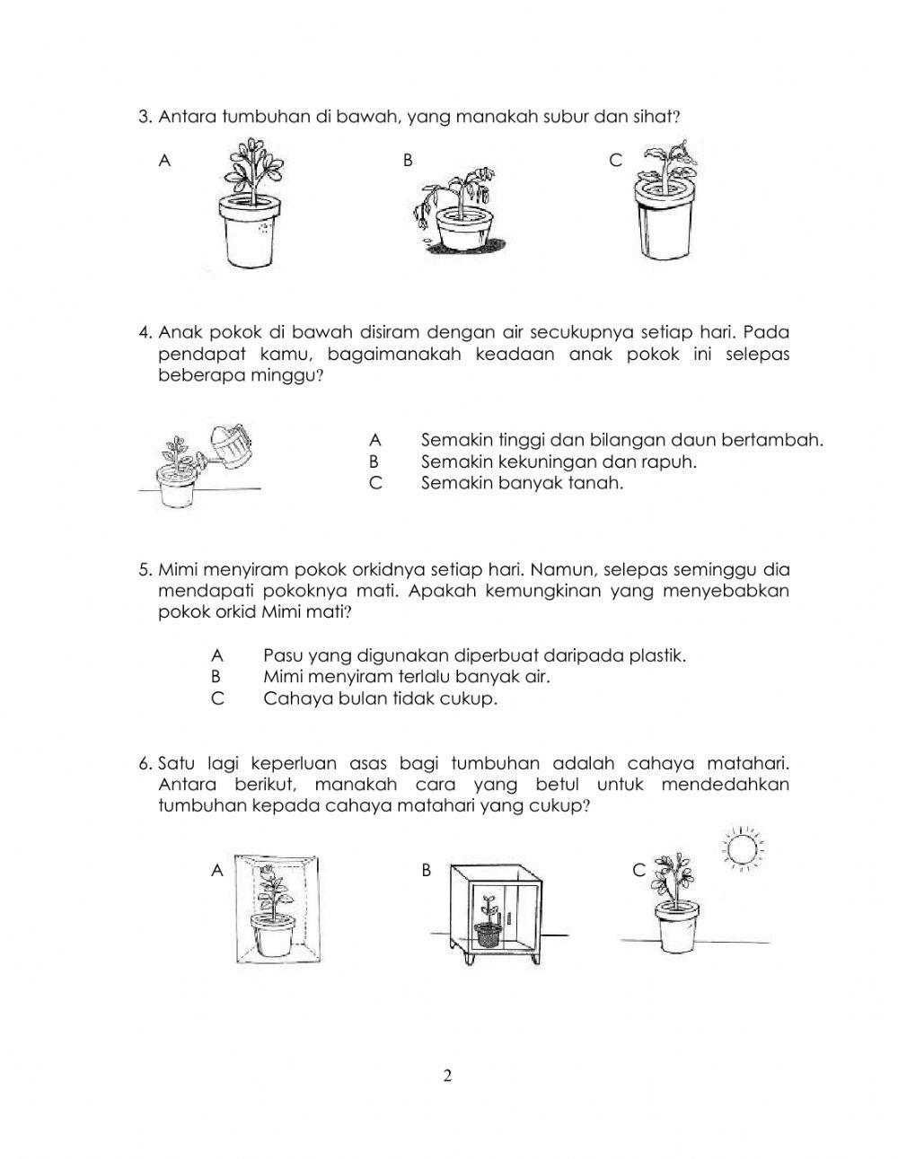Latihan Sains tahun 2
