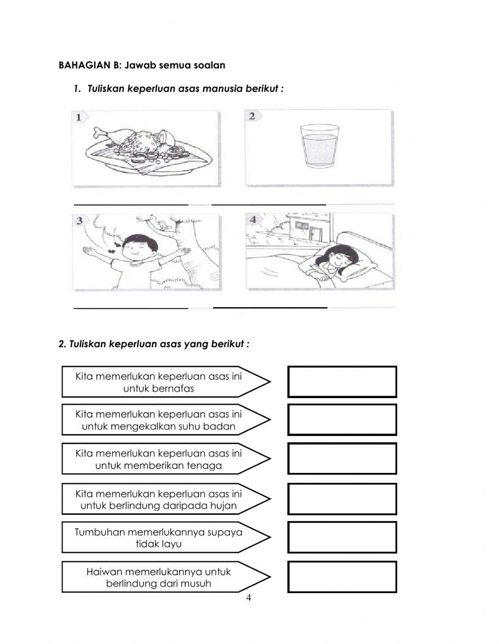Latihan Sains tahun 2