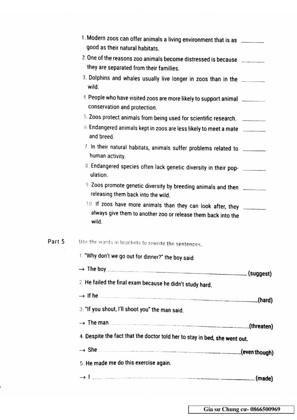 Lớp 12 - Kiểm tra 45 phút Unit 8,9,10