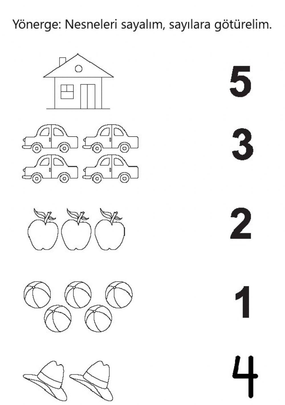 Sayı kadar nesne eşle