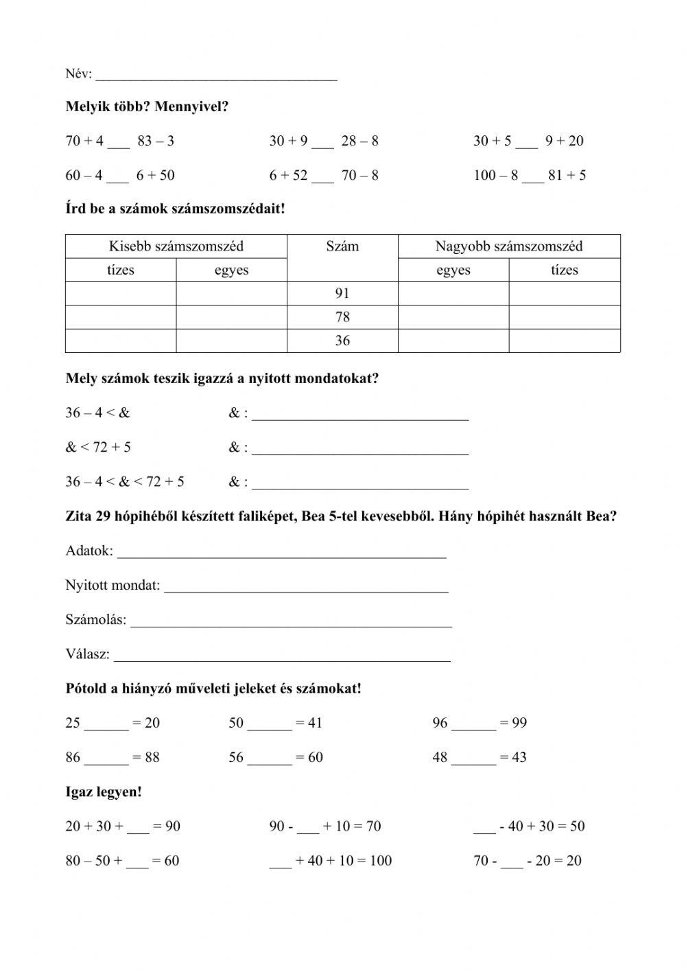 Diagnosztikai felmérés