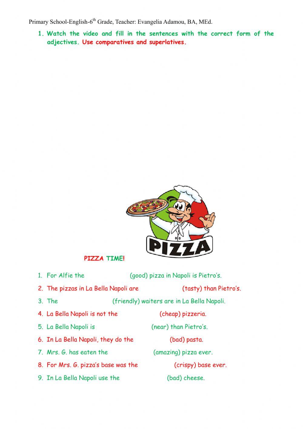 Comparatives-Superlatives