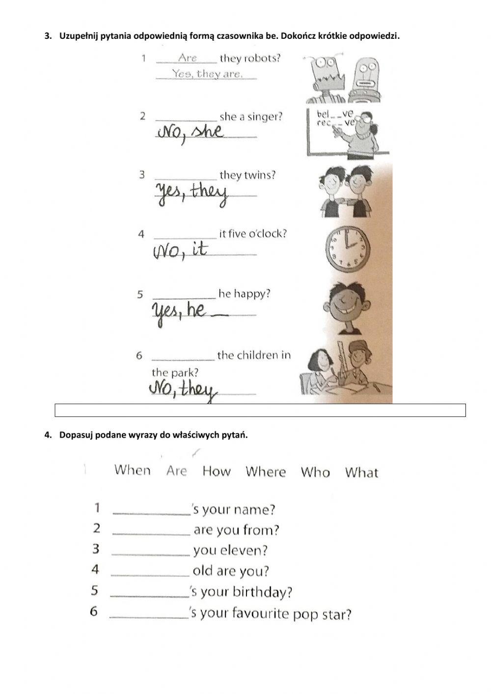 Steps Plus 4 - unit 2 test