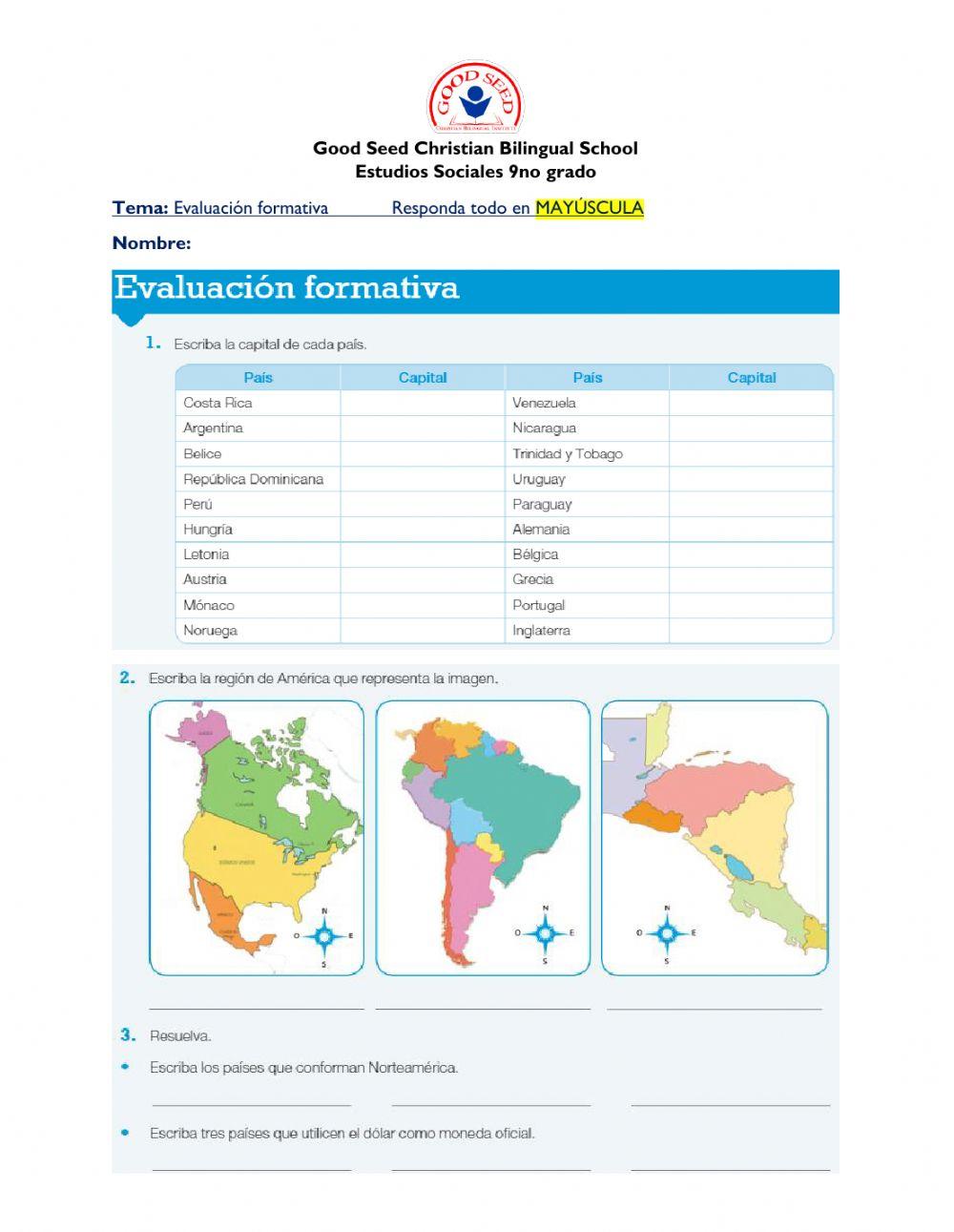 Evaluación formativa p. 52-53