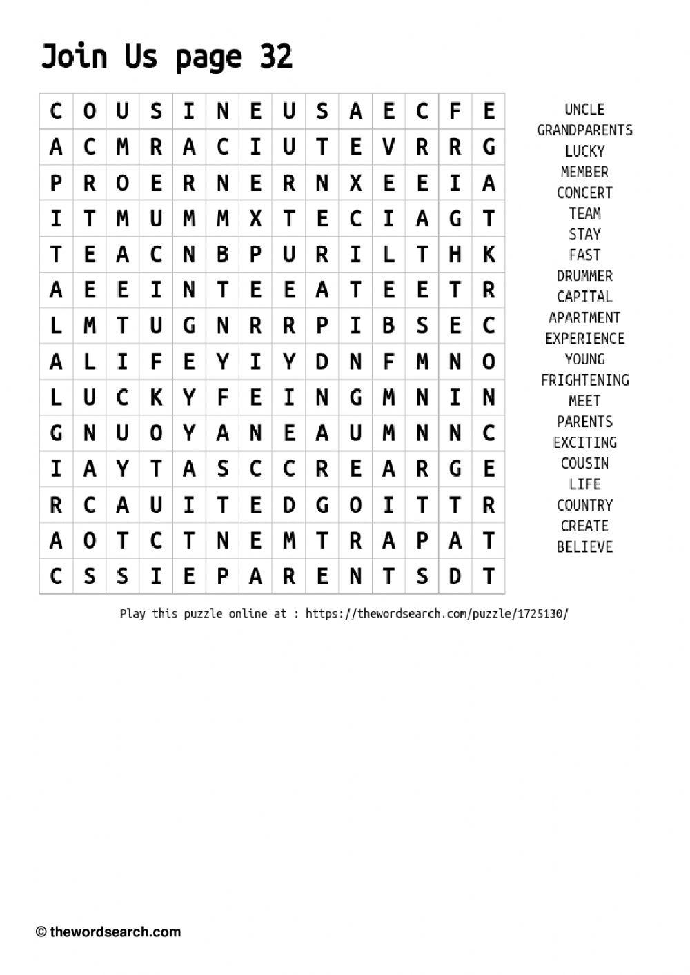 Word search join us page 32