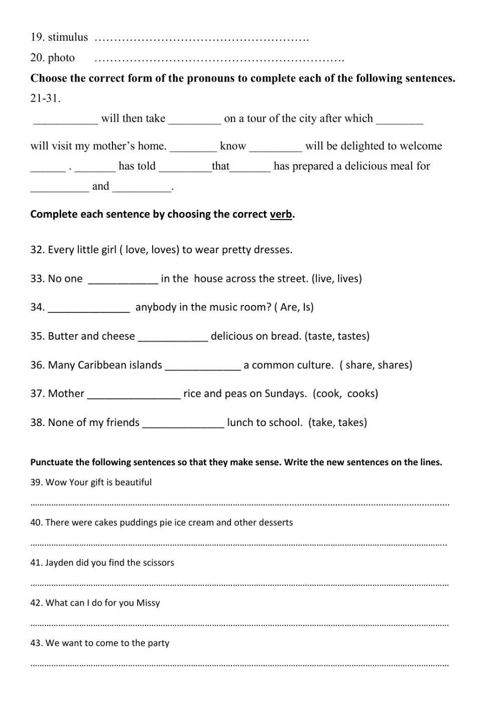 Grade 4 Language arts test 4517946 Nordara Grant Live