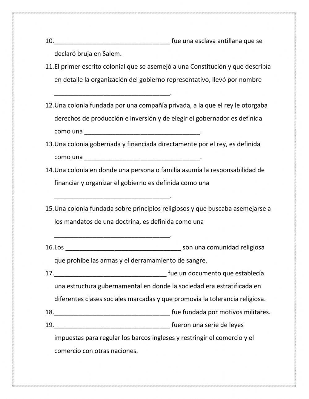 Historia inicial de las Trece Colonias