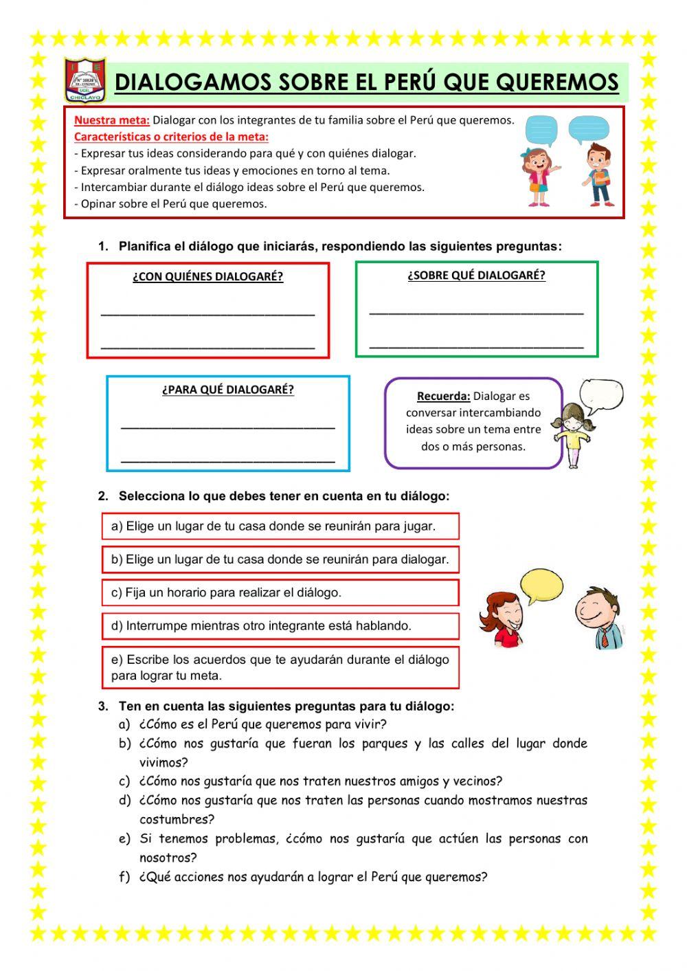 Dialogamos sobre el peru que queremos