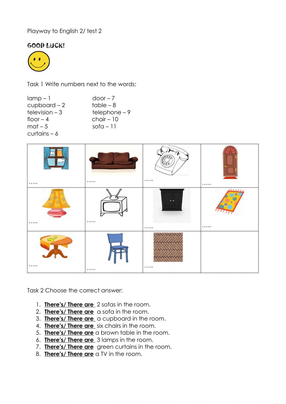 Playway to English 2 test 2