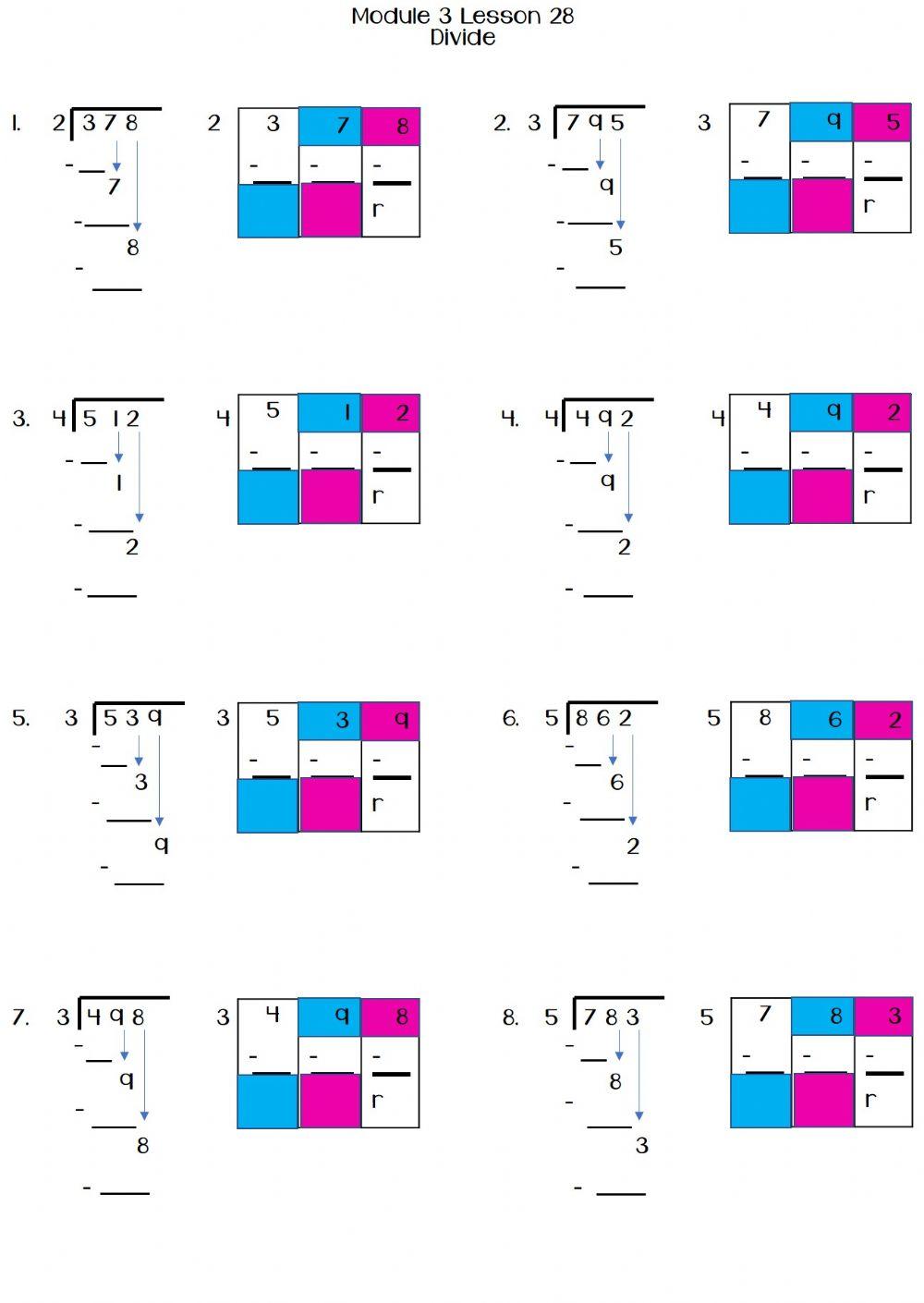 Math Module 3 Lesson 28