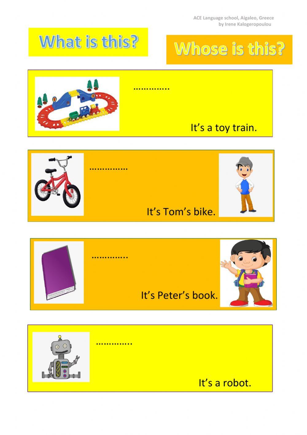 What is this?- Whose is this?