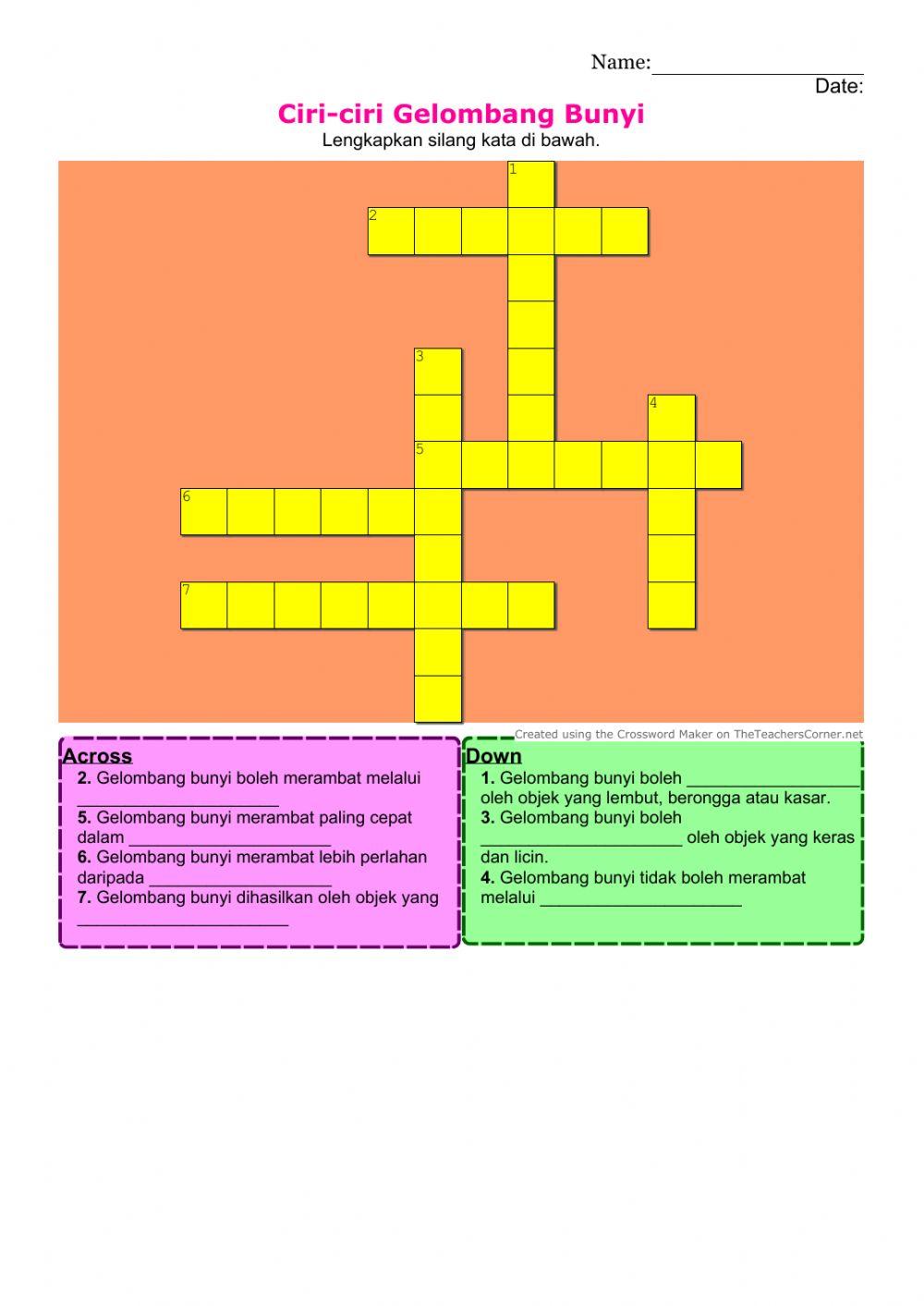 KSSM SAINS TINGKATAN 2 10.1 ciri gelombang bunyi
