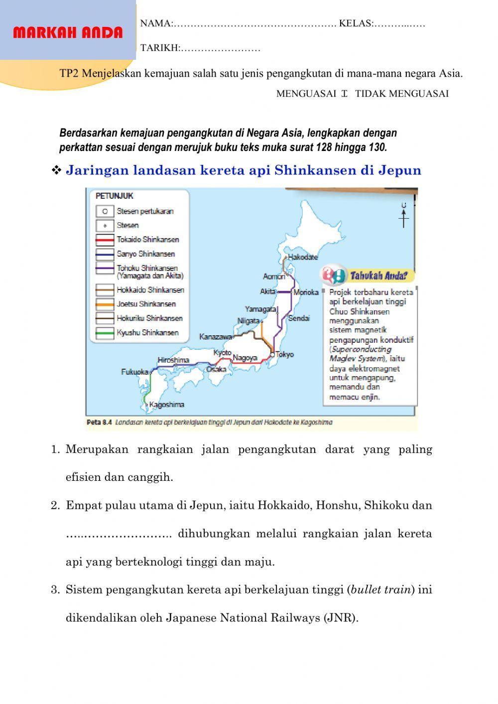 Kemajuan pengangkutan Asia