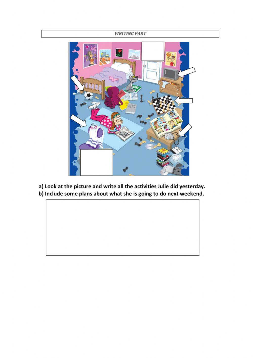 CHILDREN 4 - FINAL EXAM - LISTENING and WRITING