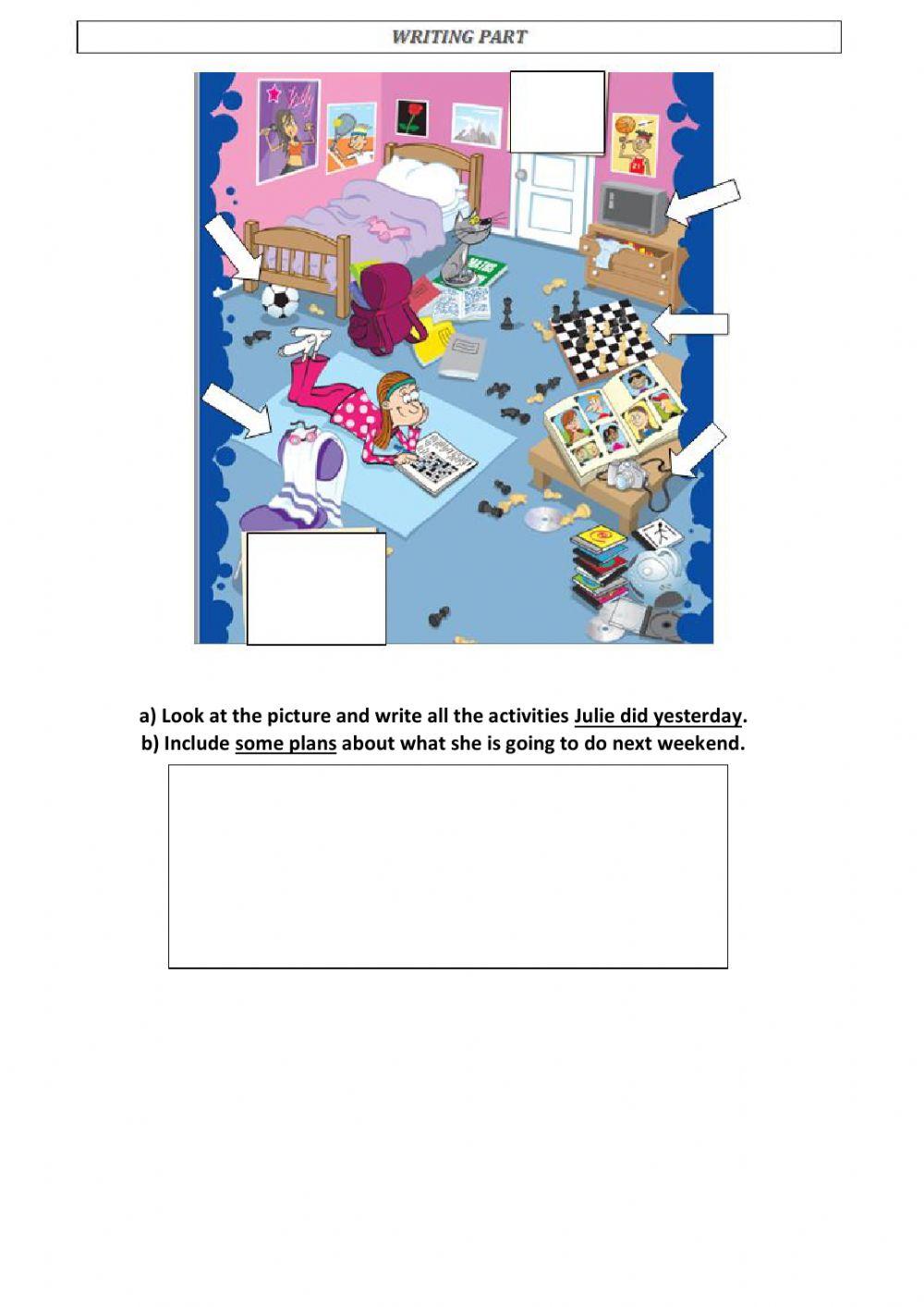 JUNIORS  - FINAL EXAM - LISTENING and WRITING