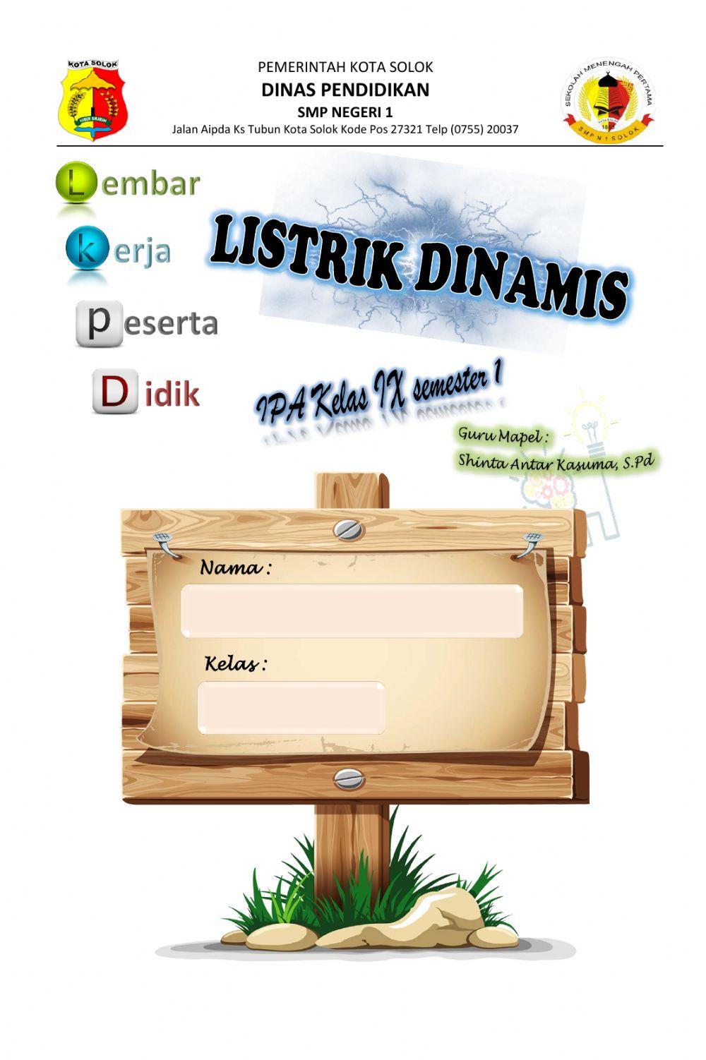 LKPD listrik dinamis