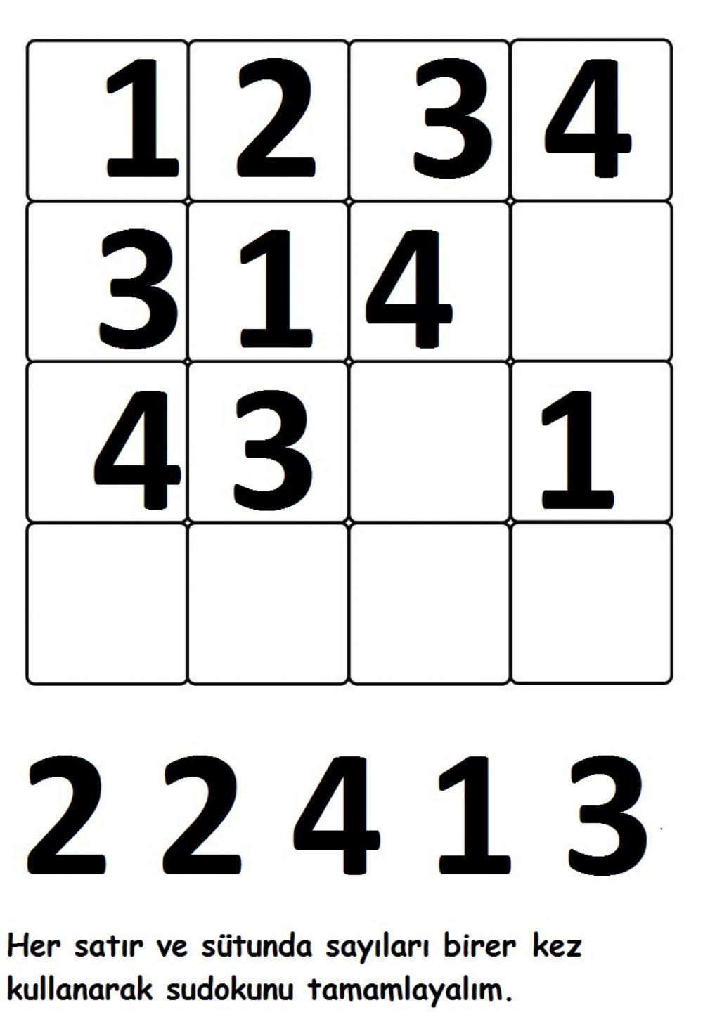 Sudoku 16lı