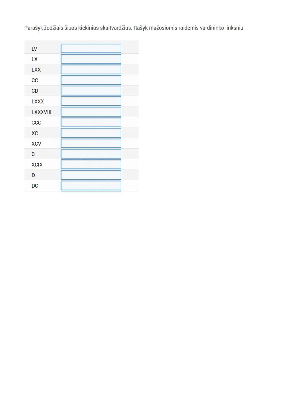 Romėniški skaitmenys, vartojimas