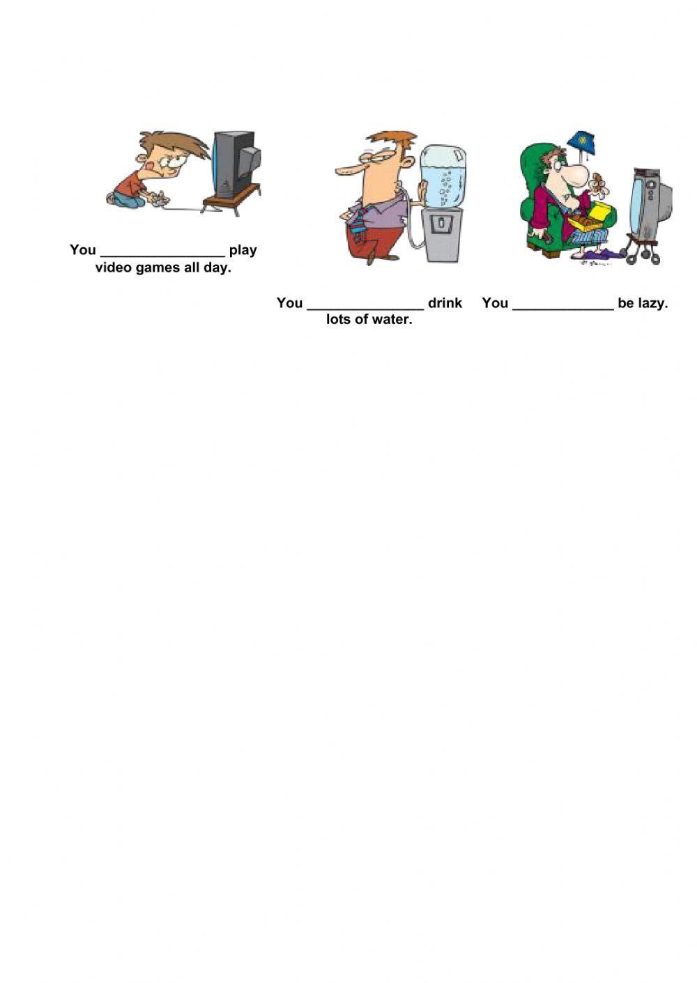 Must and Musn't with health tips