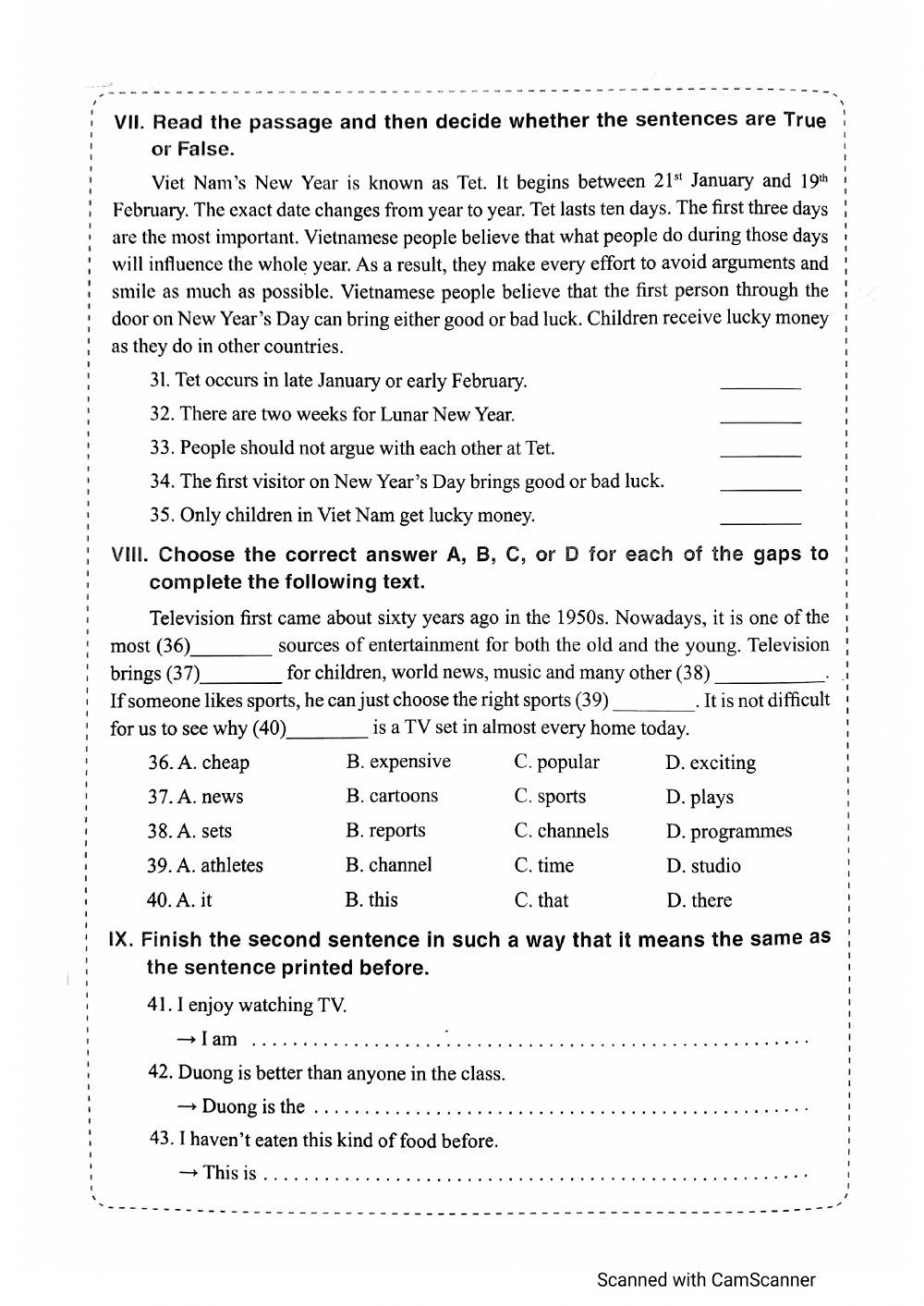 Đề số 1 -  Chinh phục bộ đề thi TA vào lớp 6