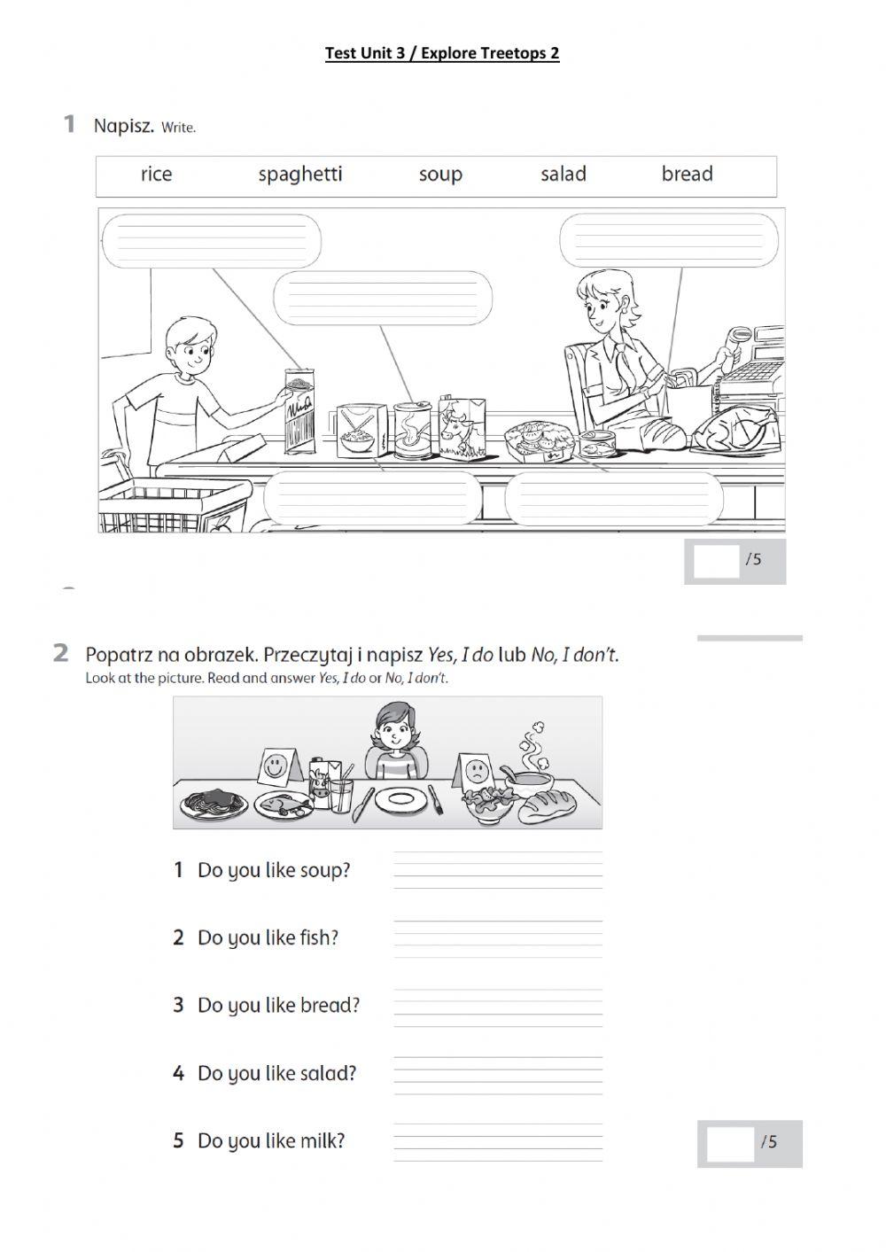 Food Treetops unit 3