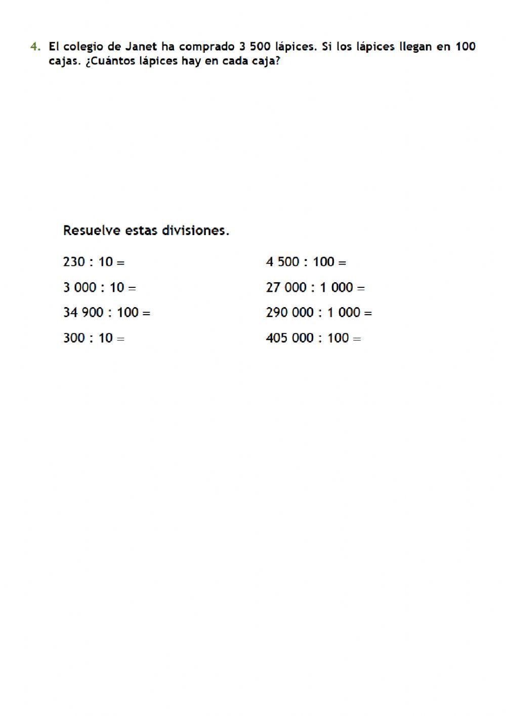 Divisiones dos cifras