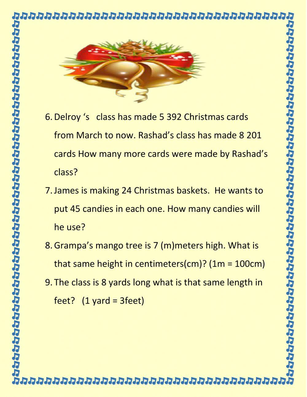 Math Review Dec 7