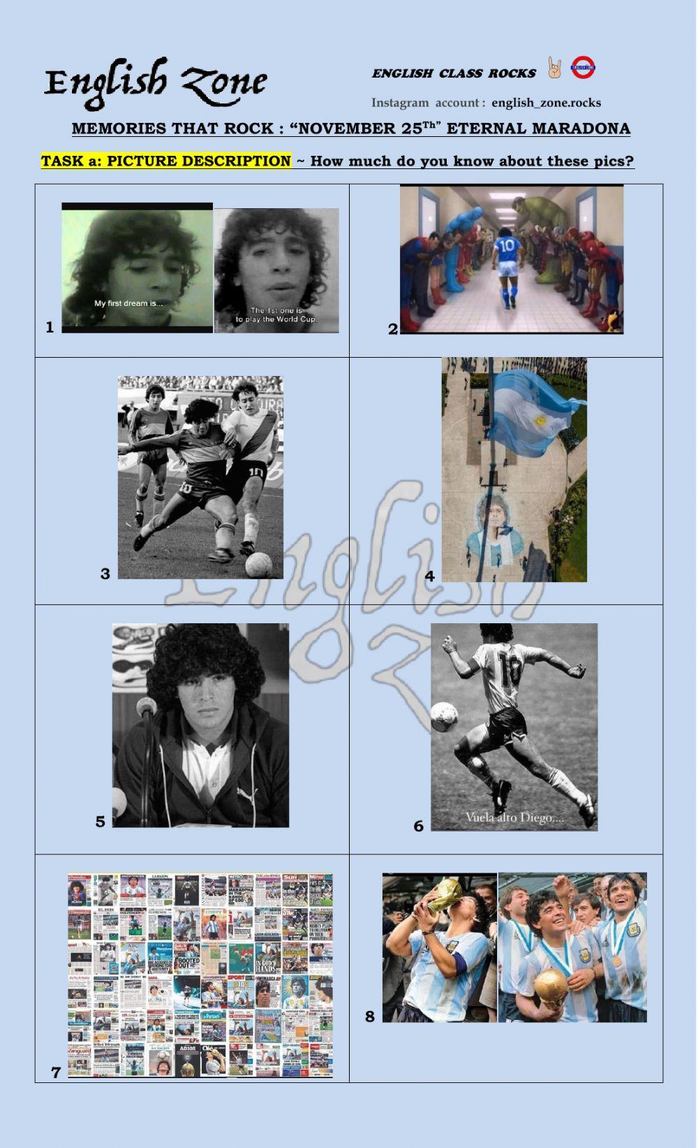 MEMORIES THAT ROCK : “NOVEMBER 25Th” ETERNAL MARADONA