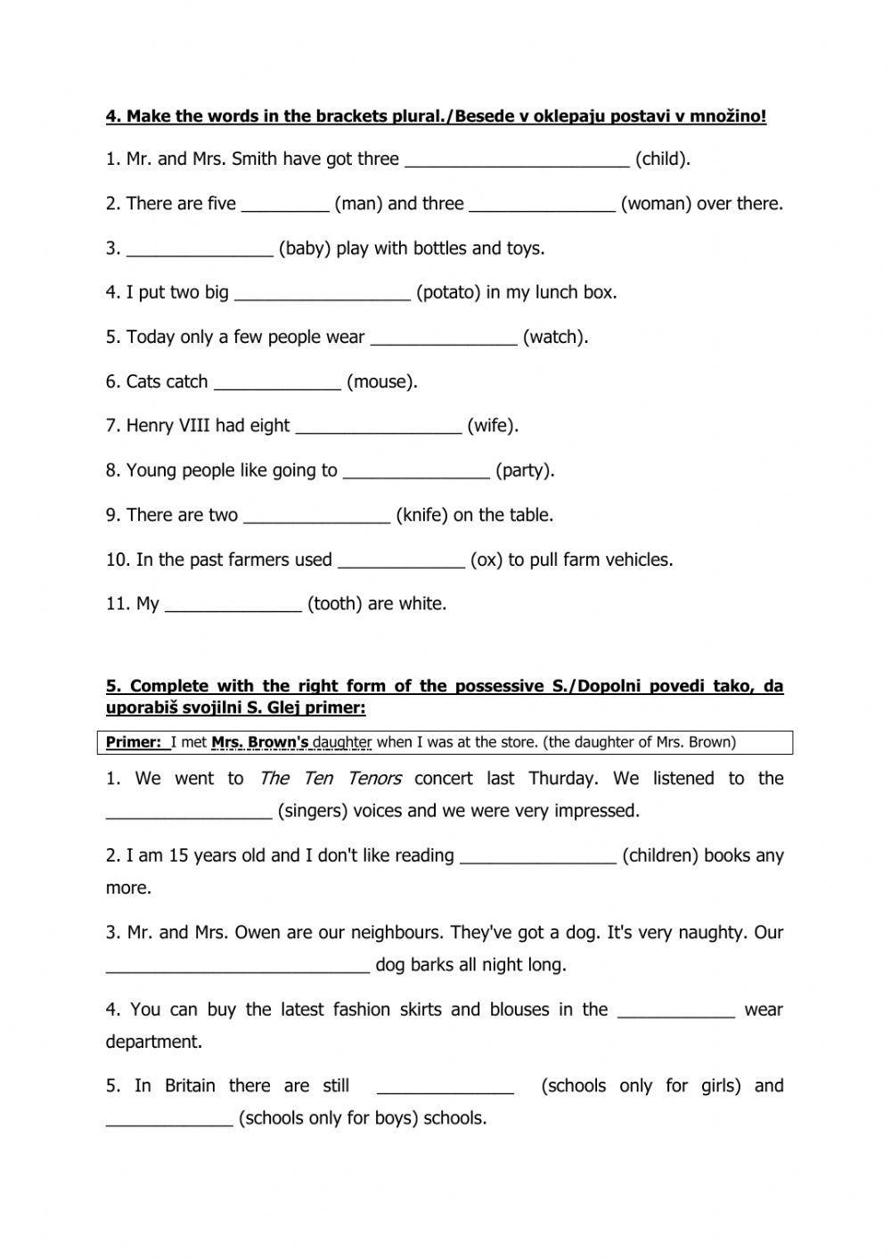 Reflexive pronouns and tag questions