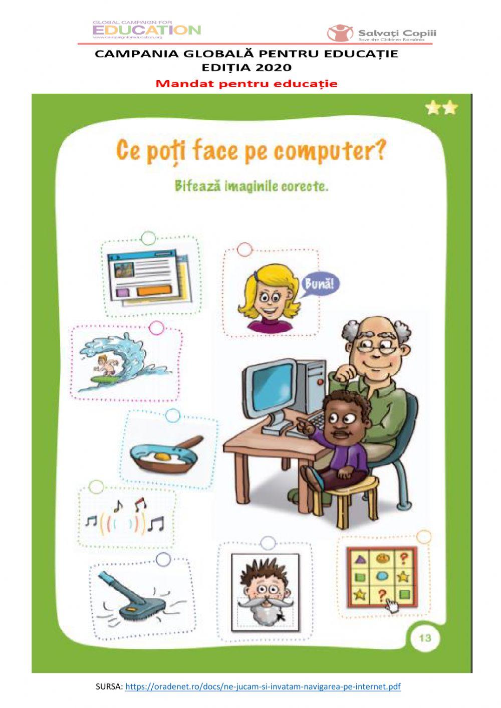 Ce poți face pe computer