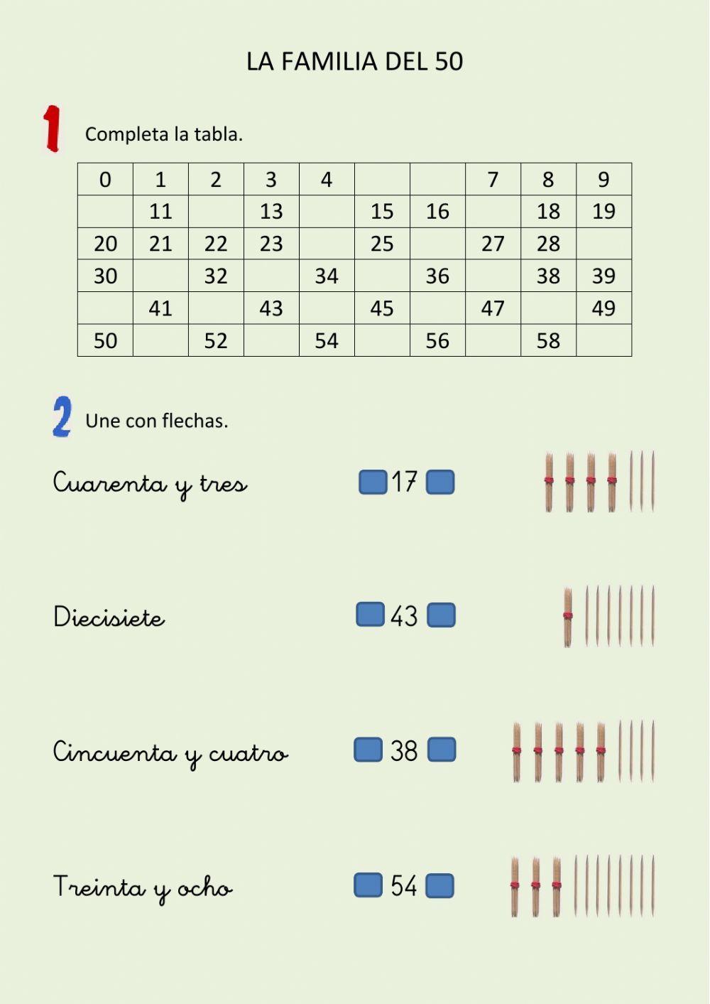 La familia del 50 (ampliación)